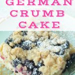 German crumb cake Pinterest image