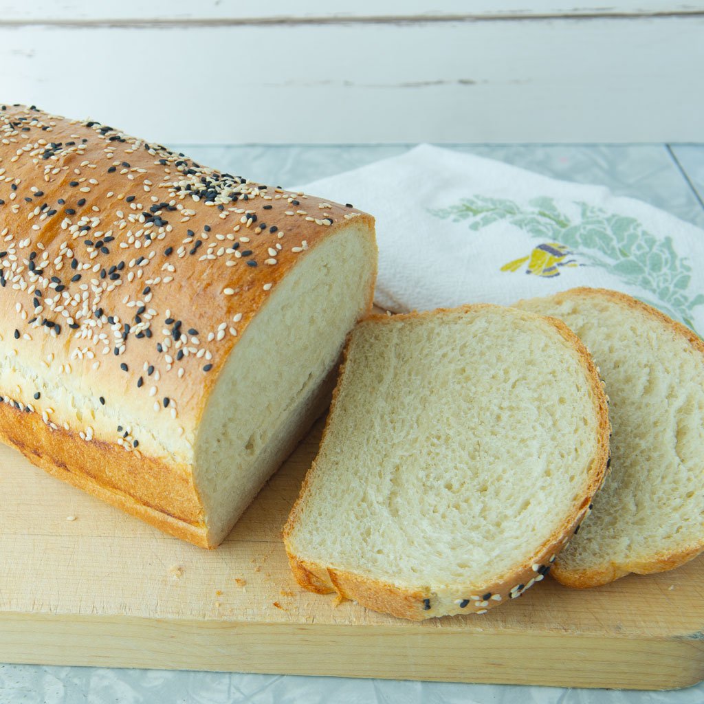 sliced loaf of bread