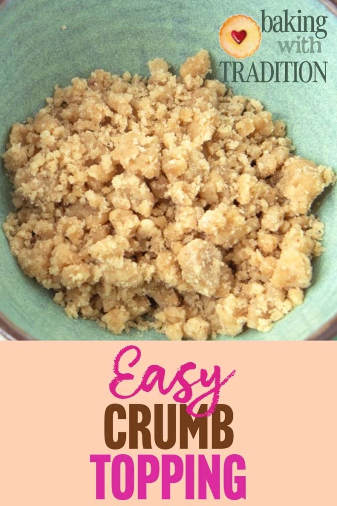 streusel in bowl