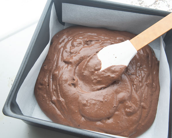 black bean brownie batter