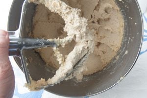 creamed butter and sugar