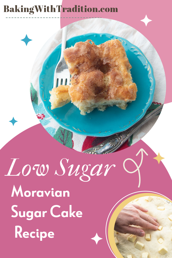 moravian sugar cake Pinterest image