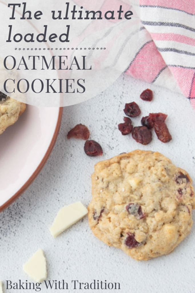 Oatmeal cookie pinterest image