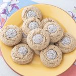 cashew butter cookies on plate