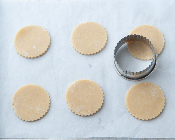 unbaked whole wheat butter cookies and cutter