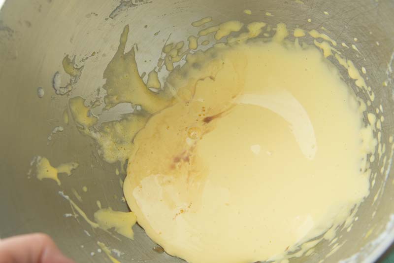 beaten egg yolks with marsala