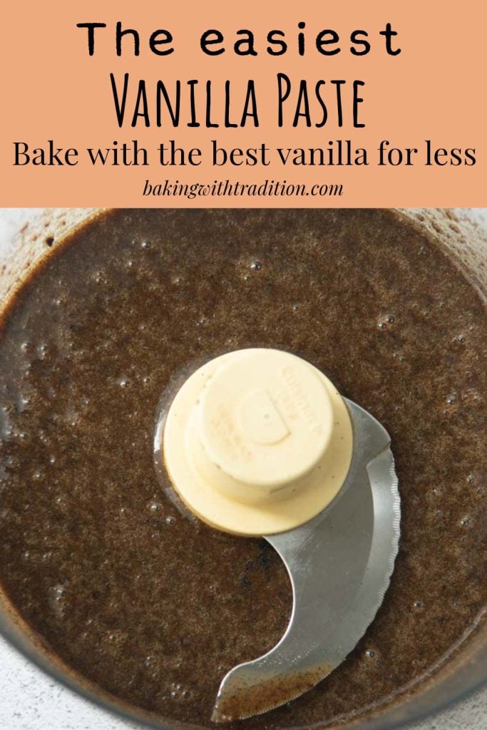 vanilla paste in food processor