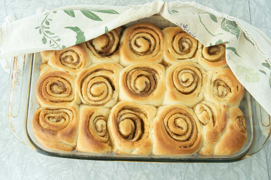 baked overnight cinnamon rolls