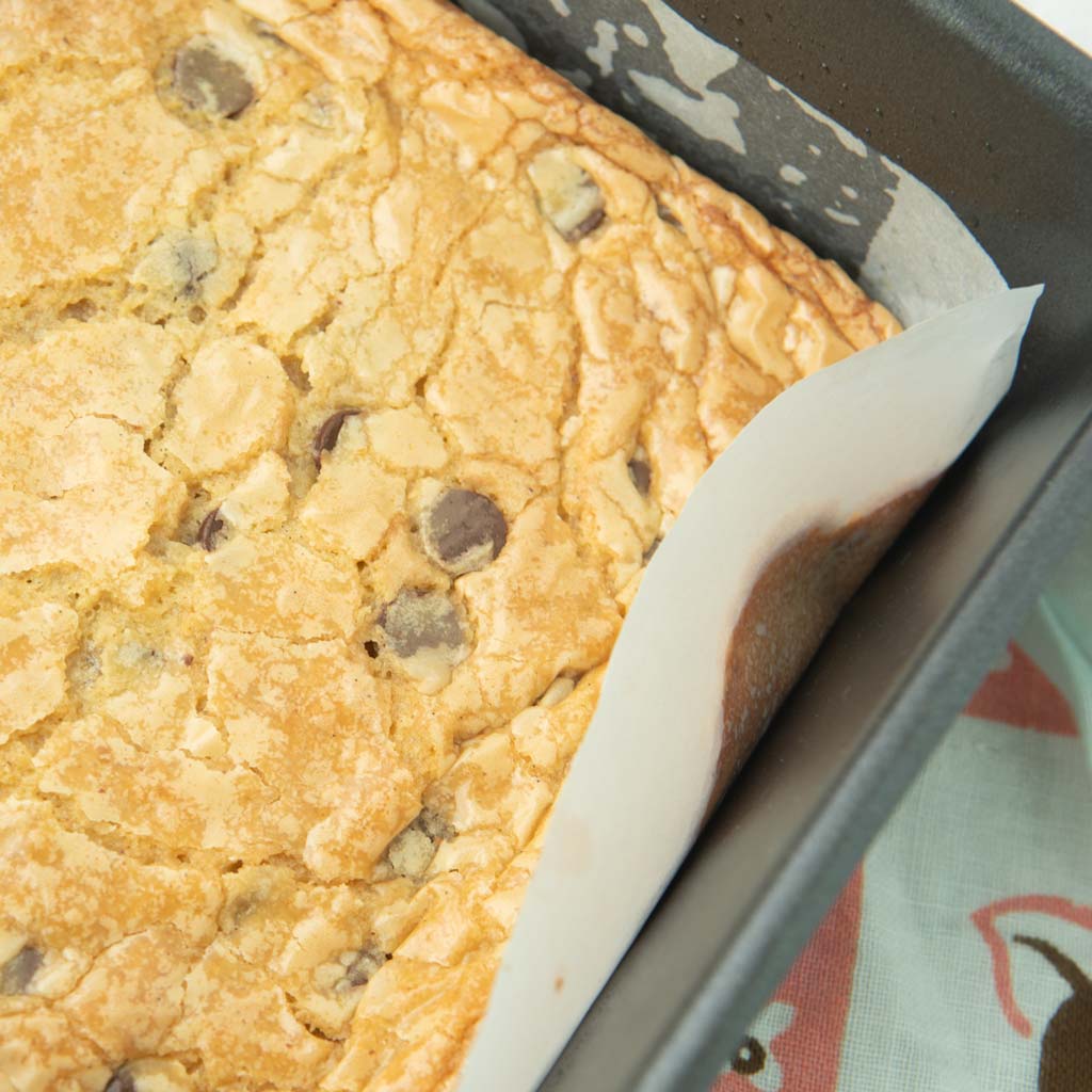 baked brown butter blondies