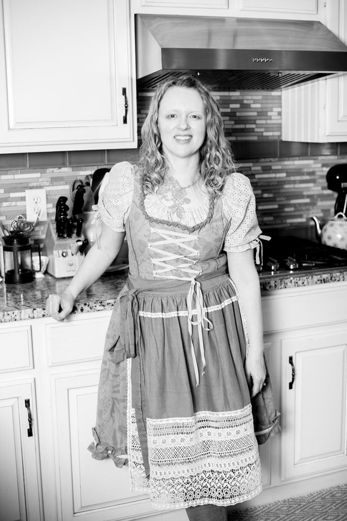 woman in dirndl