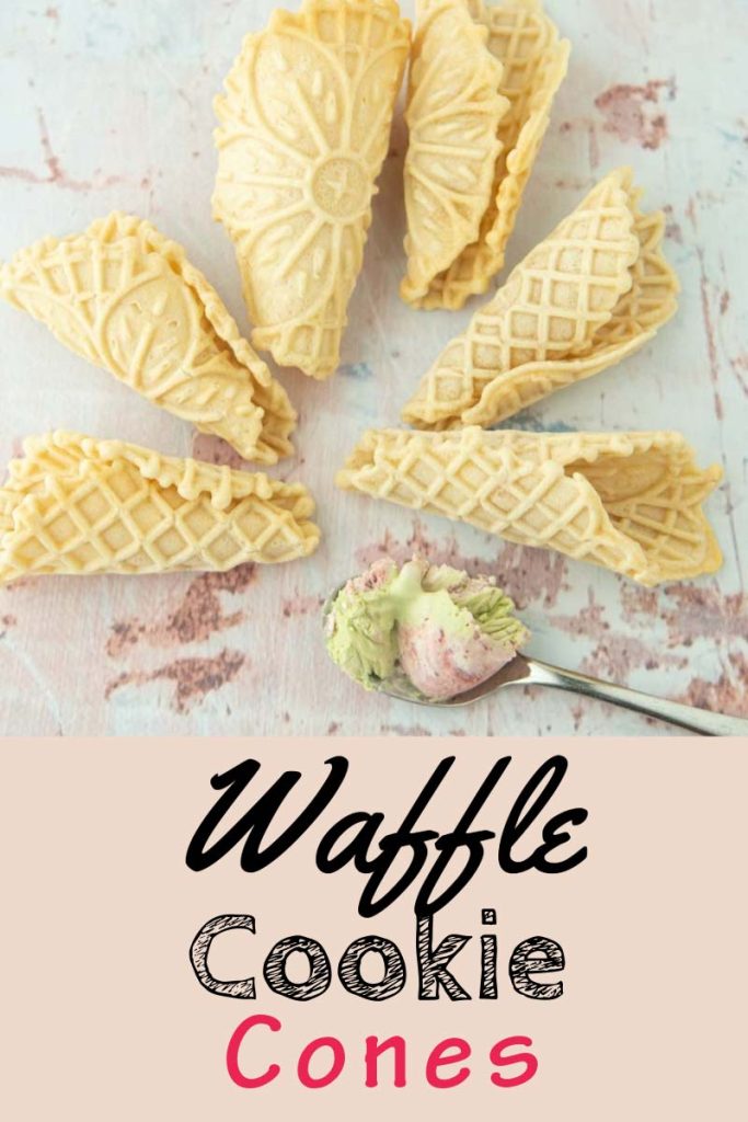 waffle cookie cones