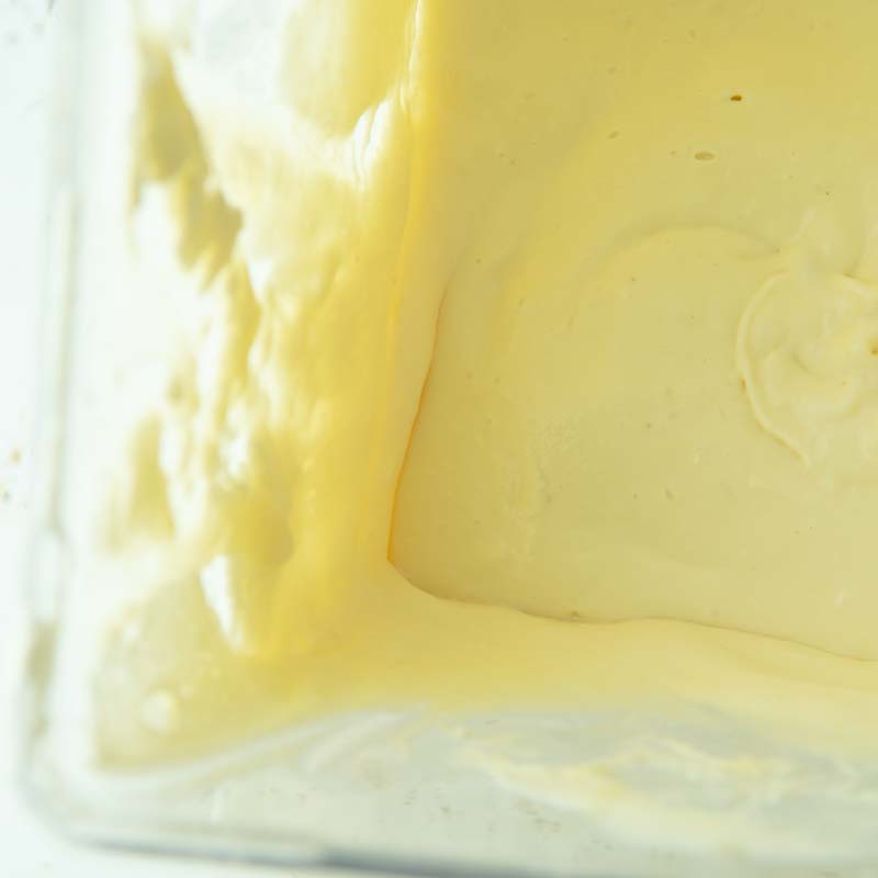 cream base for ice cream in blender