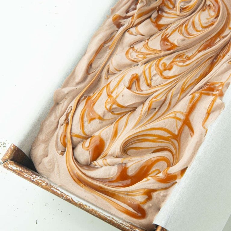 chocolate caramel swirl ice cream
