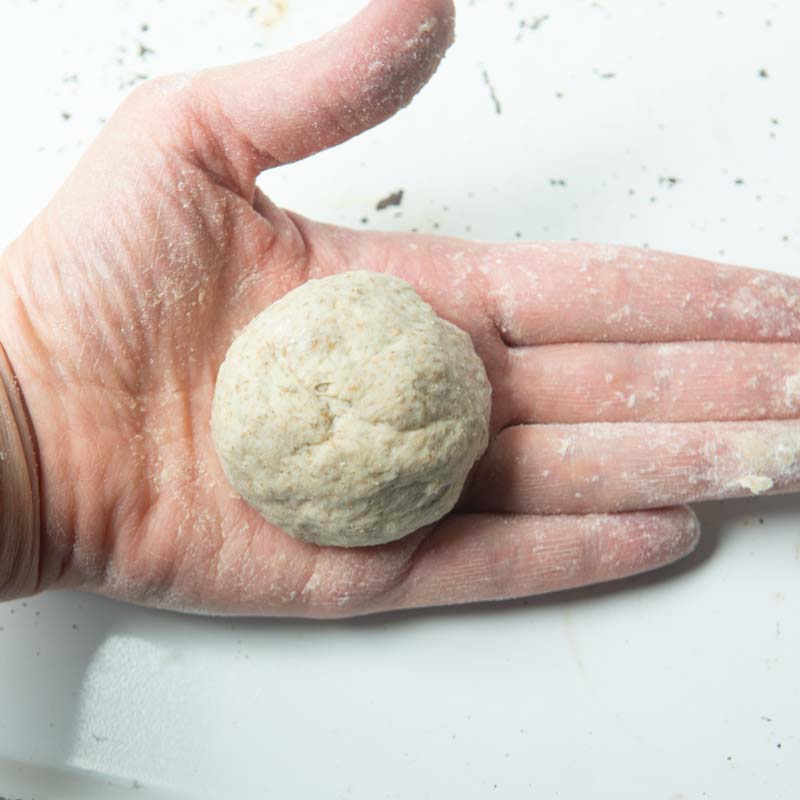 rye dough ball