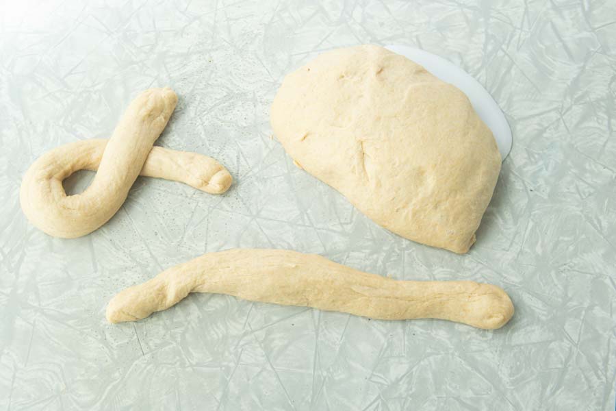 dough pieces