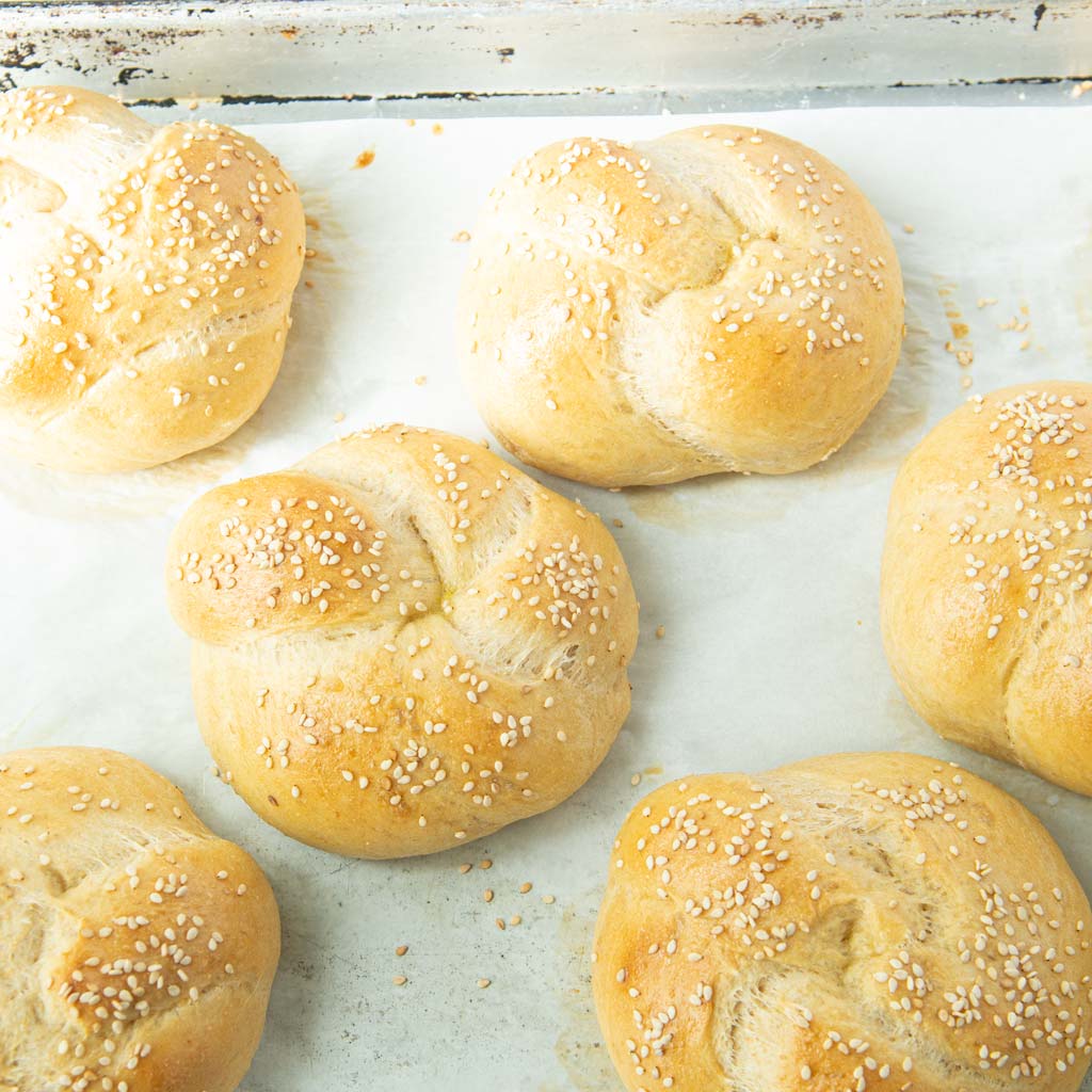 baked kaiser rolls