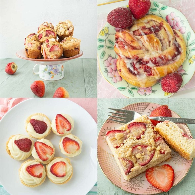 assorted strawberry dessert recipes