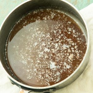 butter and chocolate in bowl