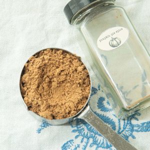 pumpkin pie spice and jar