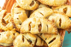 stack of mini apple hand pies
