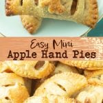 stack of easy apple hand pies