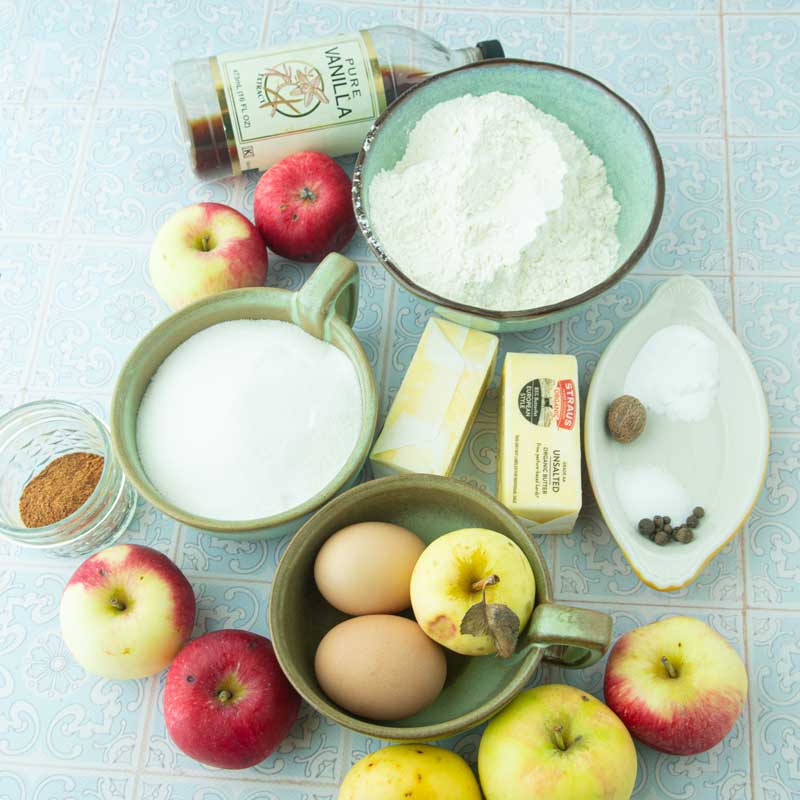 apple cake ingredients