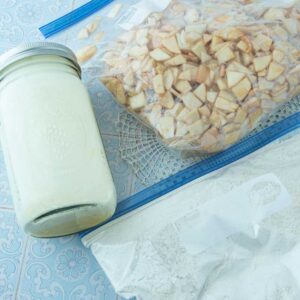 ingredients for apple fritters