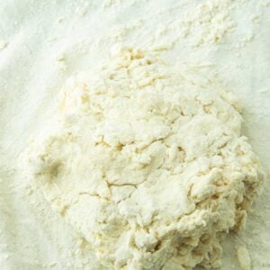 rough biscuit dough
