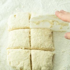 cutting biscuits