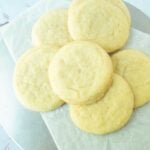 stack of soft sugar cookies