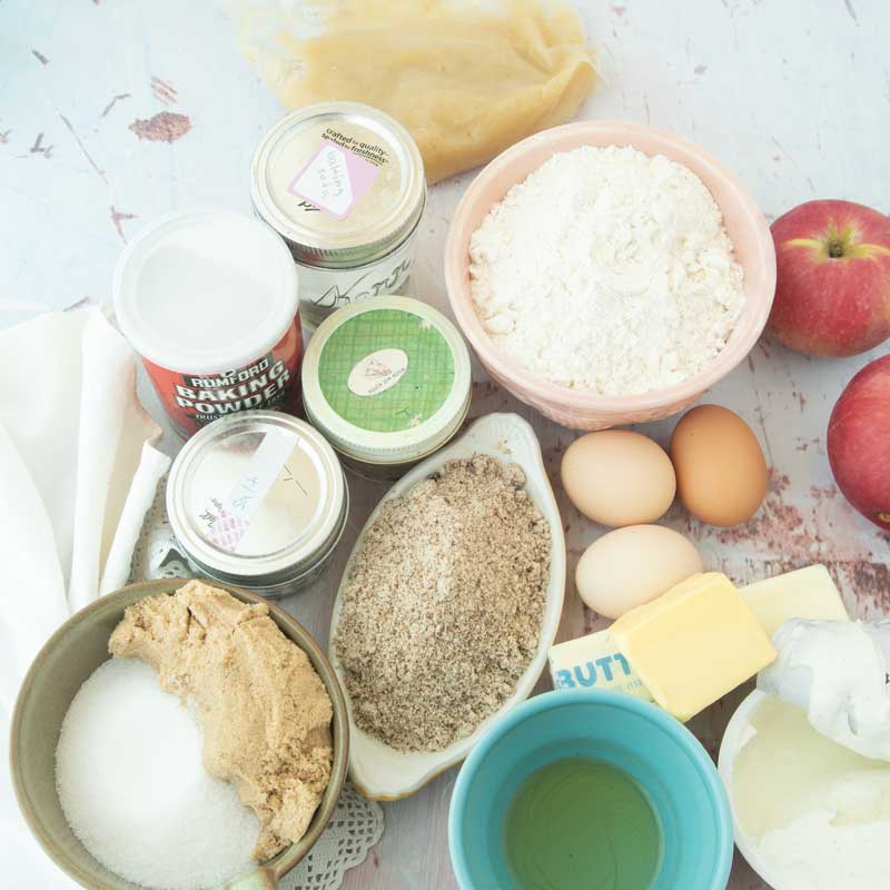 applesauce bread ingredients
