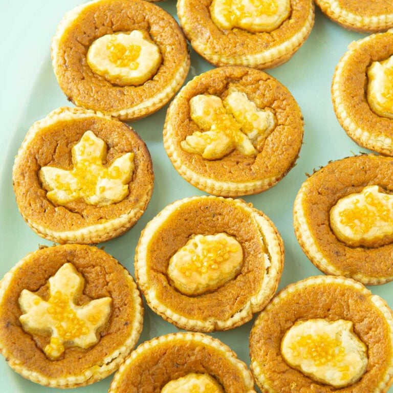 mini pumpkin pies