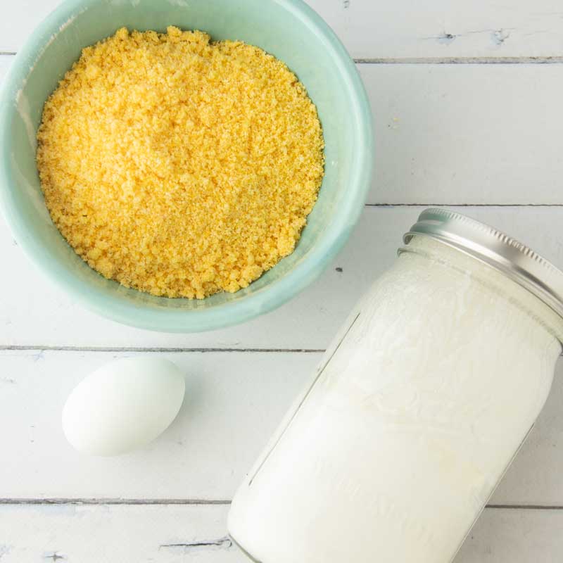 ingredients for cornbread muffins