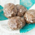 closeup of pepper nuts cookies on plate