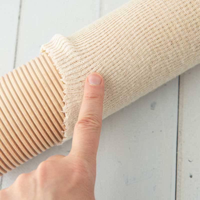 rolling pin cover on ridged lefse rolling pin