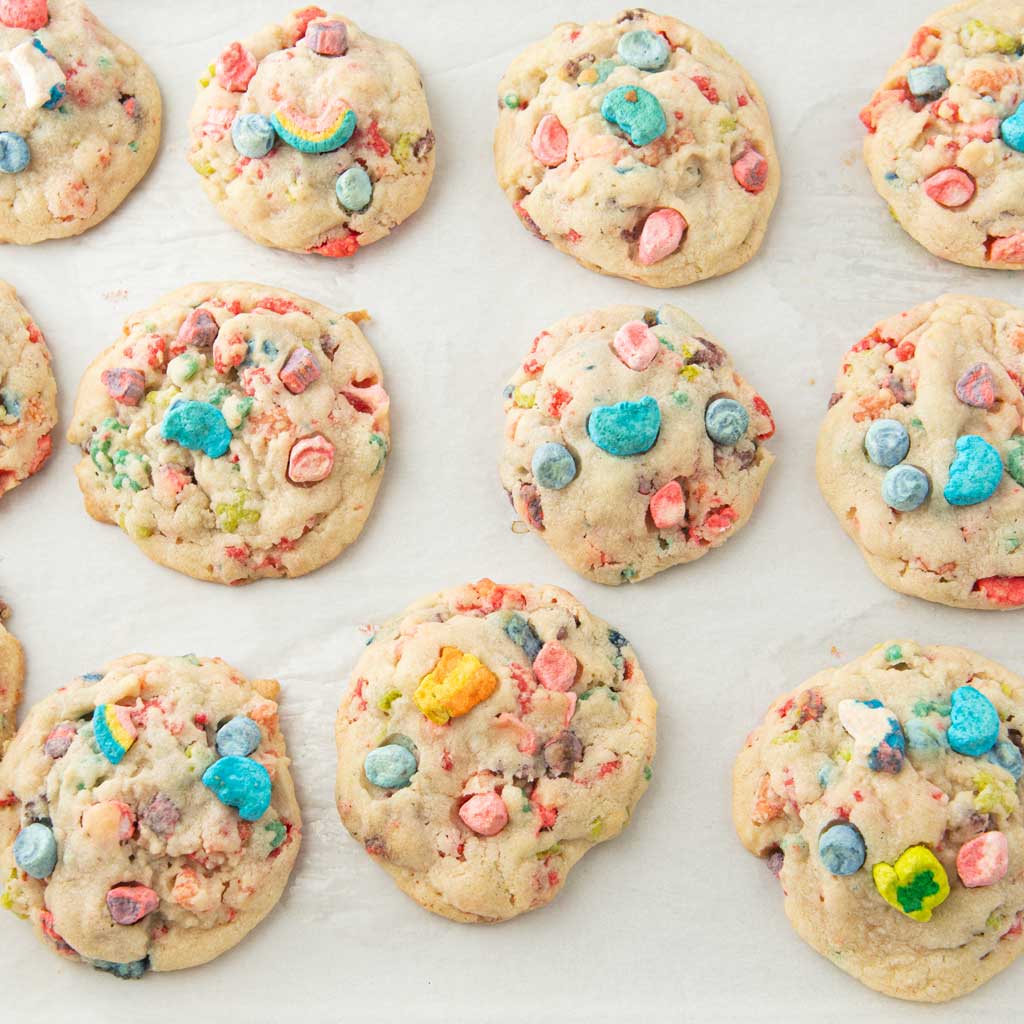 unfrosted lucky charms cookies