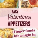 bacon monkey bread, pesto monkey bread, puff pastry pizza, hushpuppies, text overlay