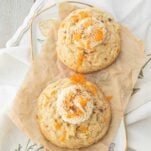 carrot cake cookies on plate