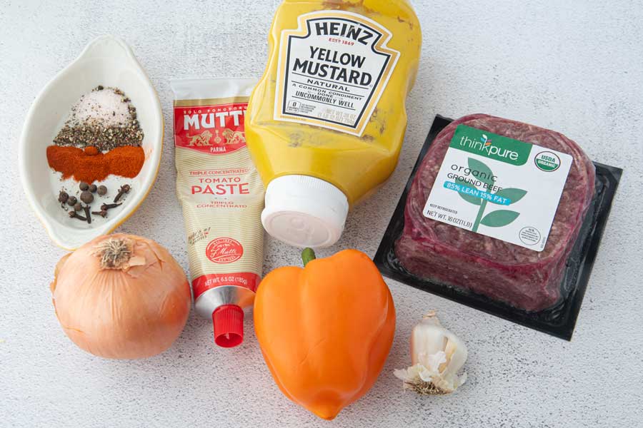 ingredients for sloppy joe buns