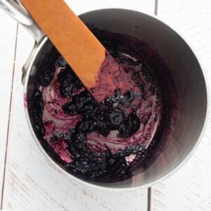 thick blueberry jam