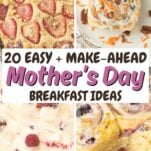 blueberry lemon rolls, strawberry crumb cake, carrot cake rolls, lemon raspberry rolls, text overlay