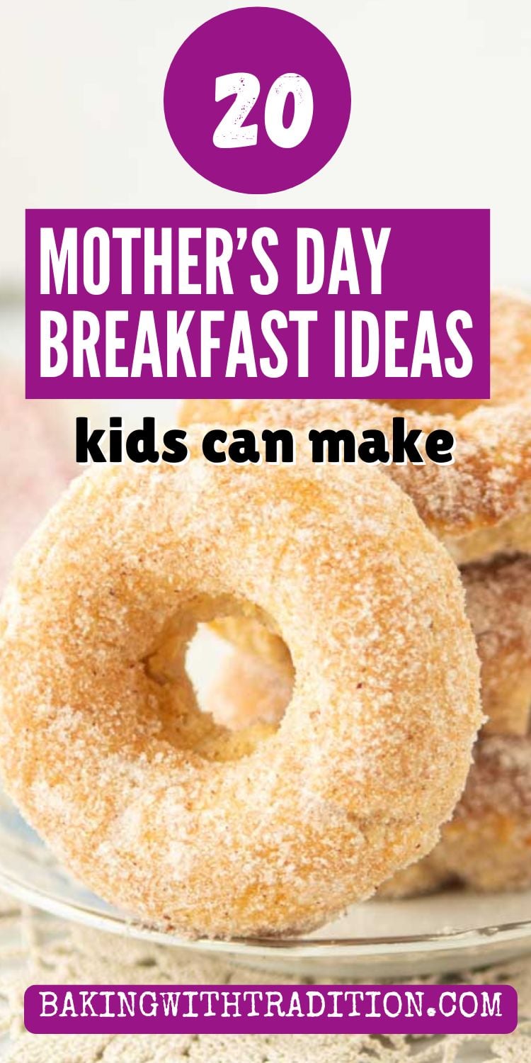 cinnamon sugar donuts, text overlay