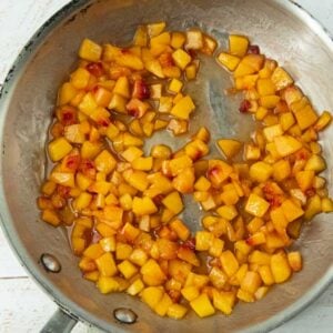 sauteed peaches