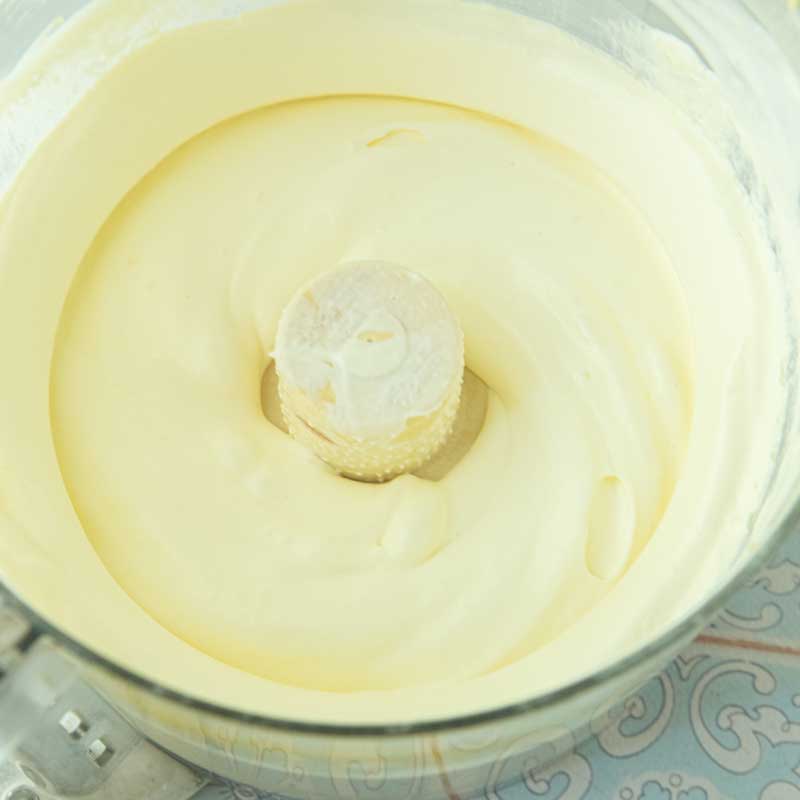 whipped cream in food