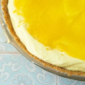 mango puree on top of mango pie