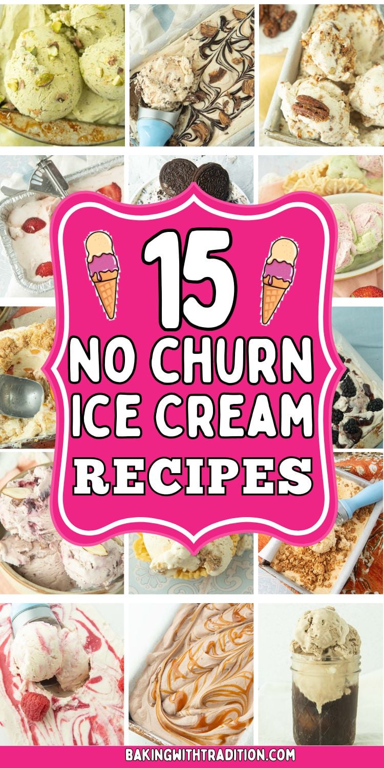 pictures of ice cream flavors, text overlay