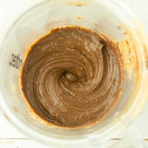 dulce de leche in blender jar
