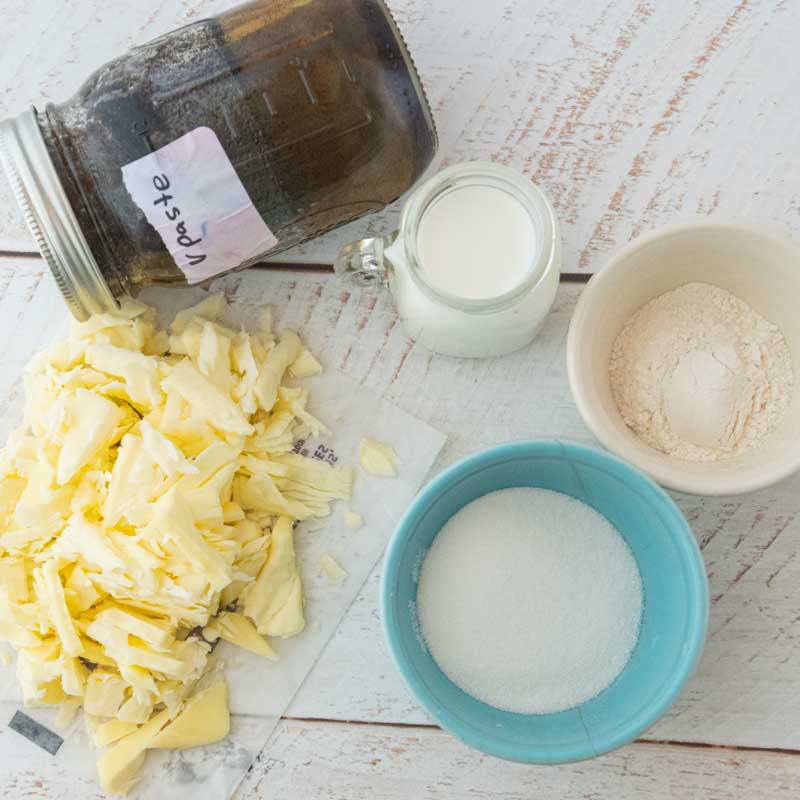 ingredients for ermine frosting recipe